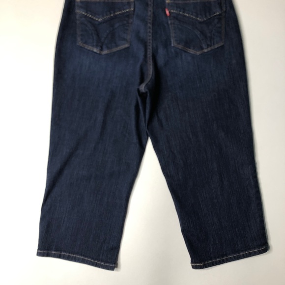 Levi’s 512 Perfectly Slimming Crop Jeans Womens Size 12 - Picture 3 of 7